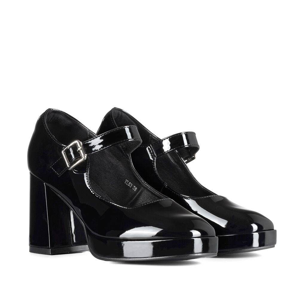 Zapato Mary Jane Tacones Elegante Charol Mujer Weide Yl83 image number 2.0