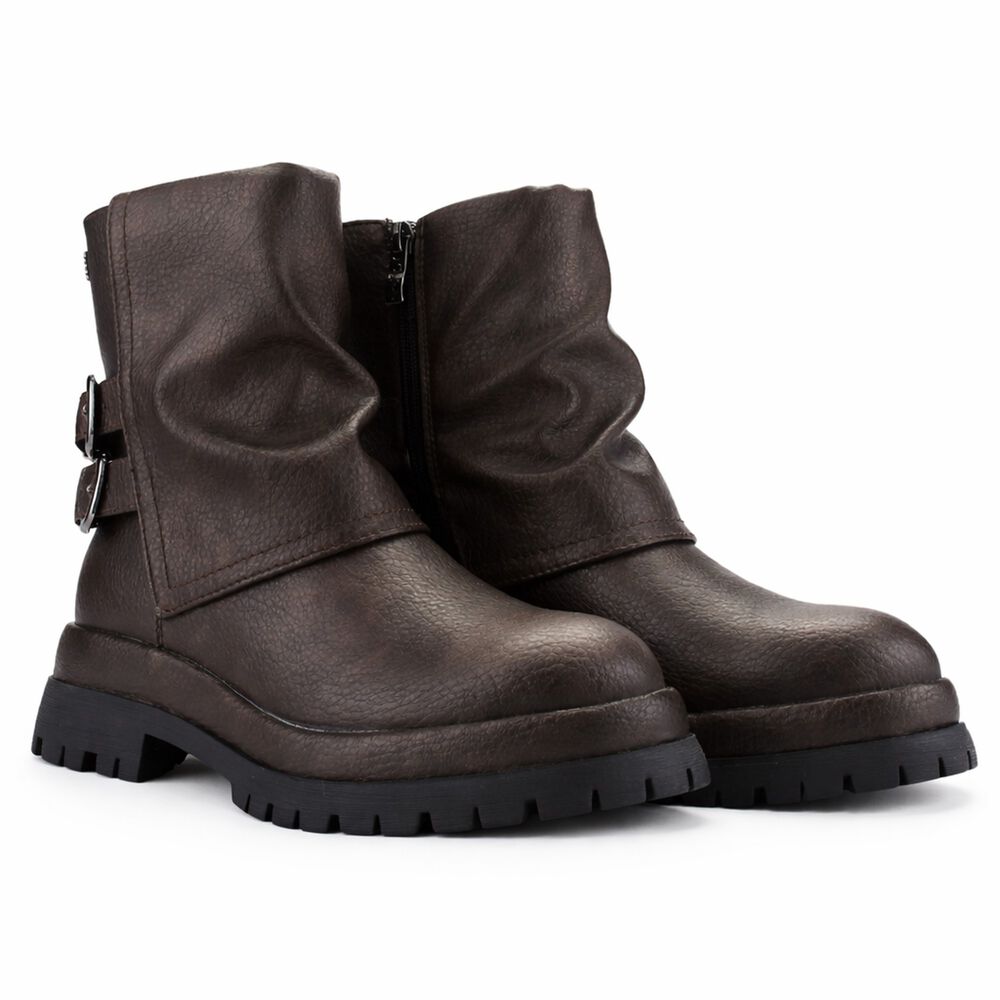 Botin Bronce Mujer Casual Chalada Krep image number 4.0