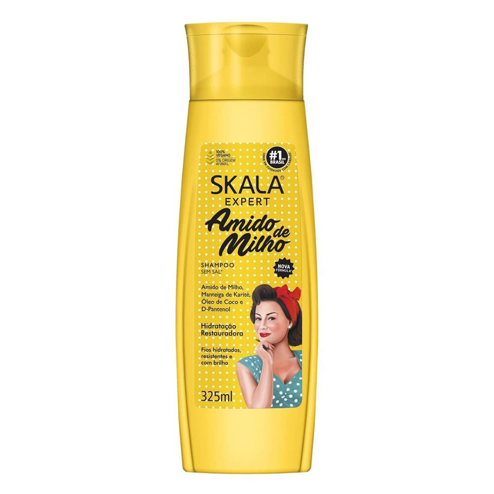 Shampoo Sin Sal Amido De Milho Skala Expert 325ml image number 0.0