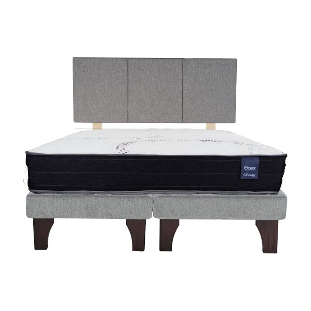 Cama Europea 2 Plazas 190 Respaldo Everest image number 3.0