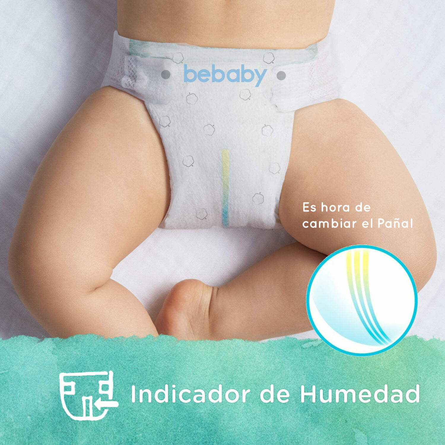 Pa&ntilde;ales Bebaby Premium By Bebesit M 80u Hipoalerg&eacute;nico image number 7.0