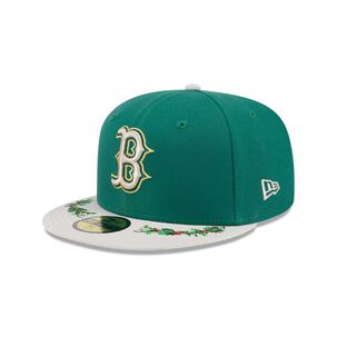 Gorra 59fifty Mlb Boston Red Sox Novelty Holly Green Med