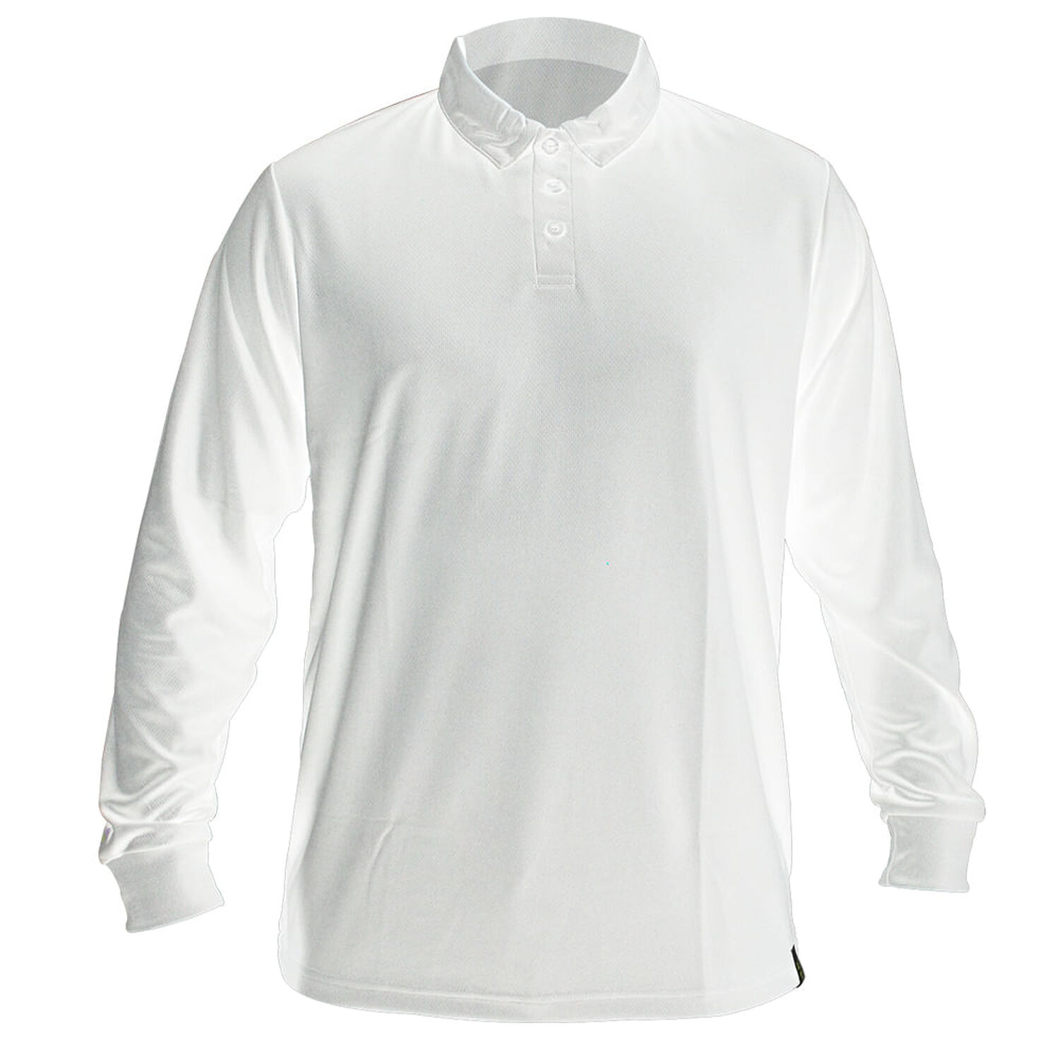 Polera Cooldry Quebec Manga Larga Blanca image number 0.0