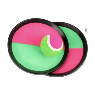 Juego Paleta De Playa Atrapa Pelota Con Velcron