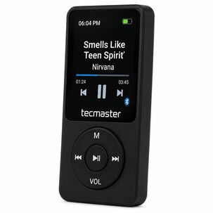 Reproductor Mp3 16gb Bluetooth 5.0 Tecmaster Tm-300523 Negro