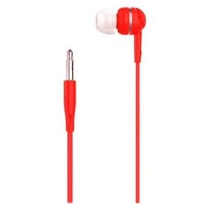 Audifonos Manos Libres Jack 3.5 Rojo Earbuds 105