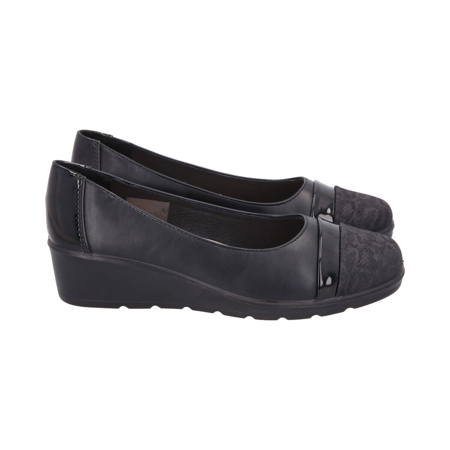 Zapato Mujer Negro Lipa Police image number 2.0