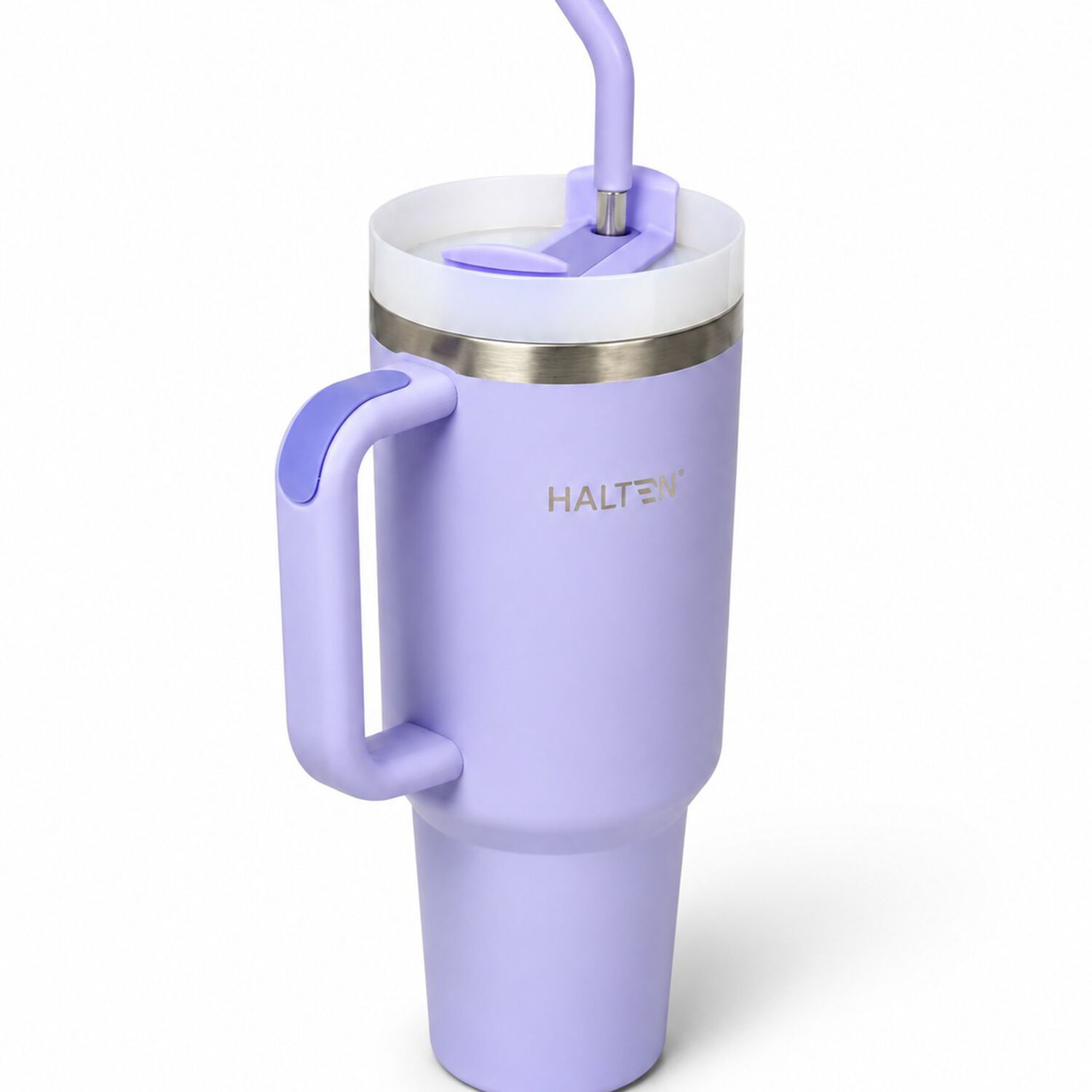 Termo Big Mug 1.2 Litros Acero Inoxidable Con Sorbete Marca Halten Color Morado image number 5.0