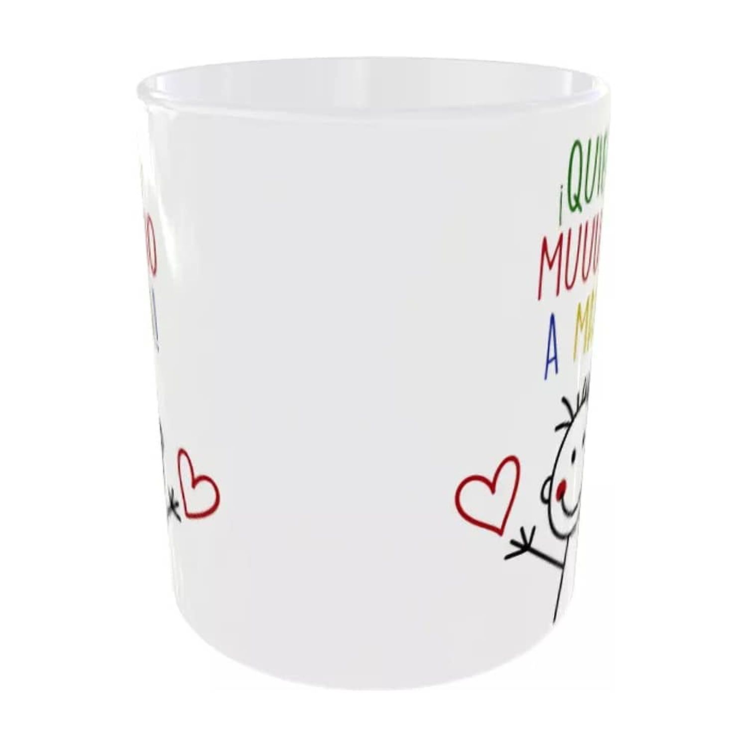 Taza Dia De La Madre Quiero Mucho A Mam&aacute; Regalo 325 Ml Cer&aacute;mica image number 1.0