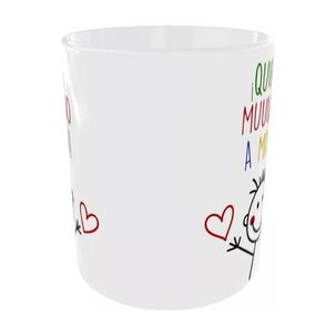 Taza Dia De La Madre Quiero Mucho A Mam&aacute; Regalo 325 Ml Cer&aacute;mica