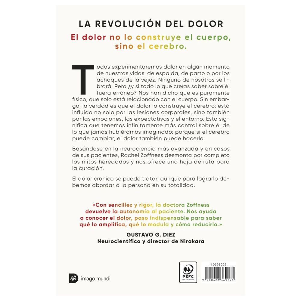 Dime D&oacute;nde Te Duele (tapa R&uacute;stica) - Rachel Zoffness | Libro image number 1.0