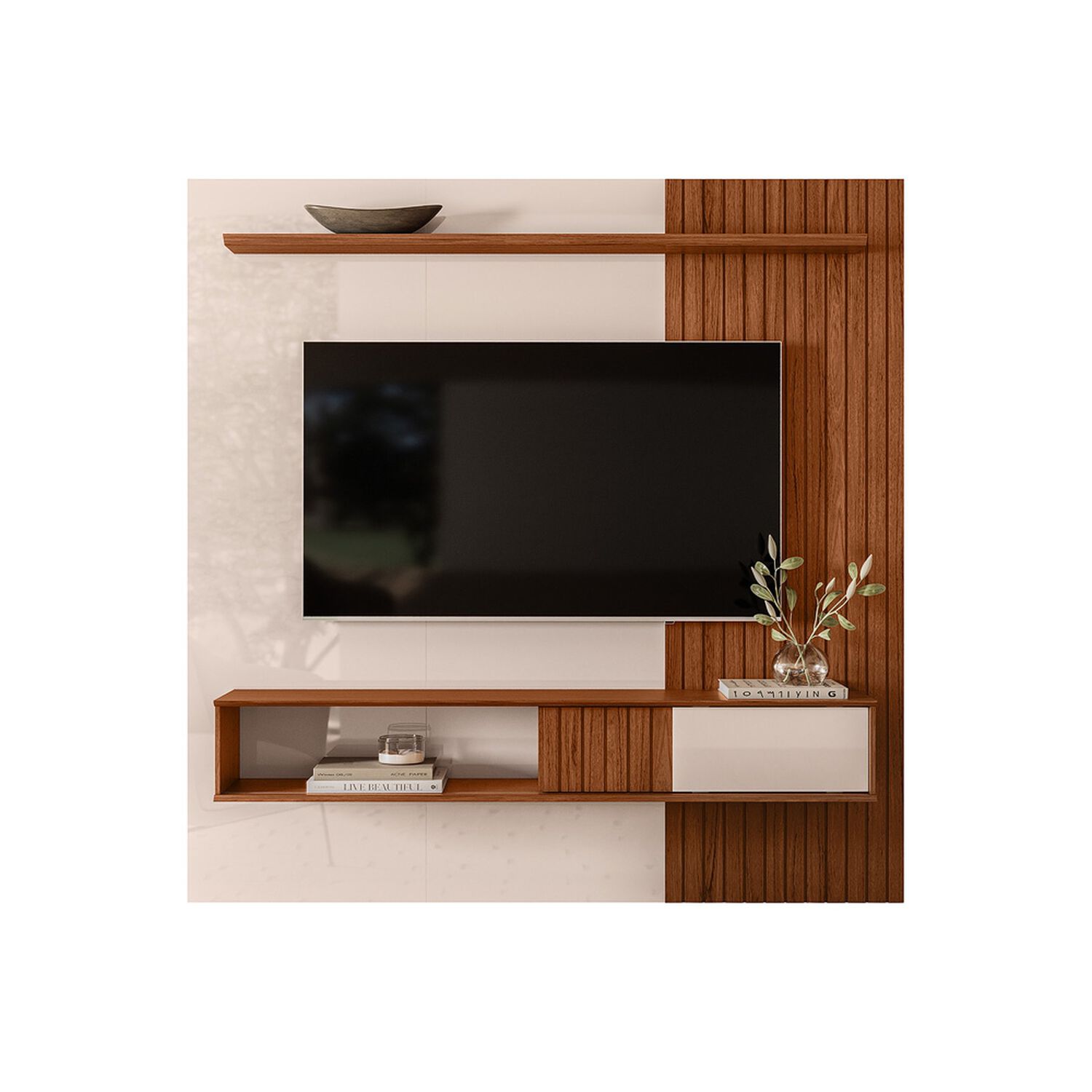 Panel Tv Di Poretti Design Panel Cosmo / 1 Puerta image number 0.0