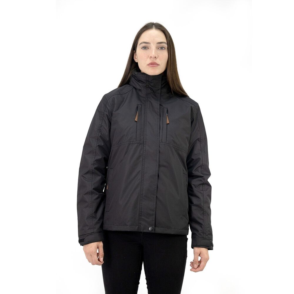 Parka Desmontable Quebec Ottawa 3 En 1 Negro Mujer image number 0.0