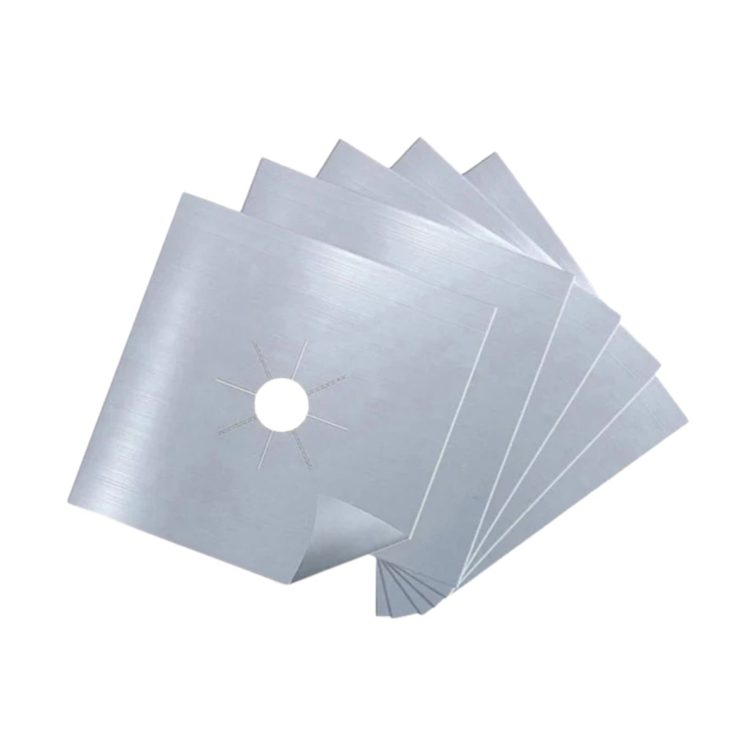 Papel Aluminio 12 Laminas Protector Cocina Estufa Fog&oacute;n Gas image number 0.0