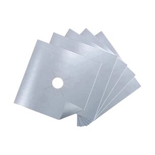 Papel Aluminio 12 Laminas Protector Cocina Estufa Fog&oacute;n Gas