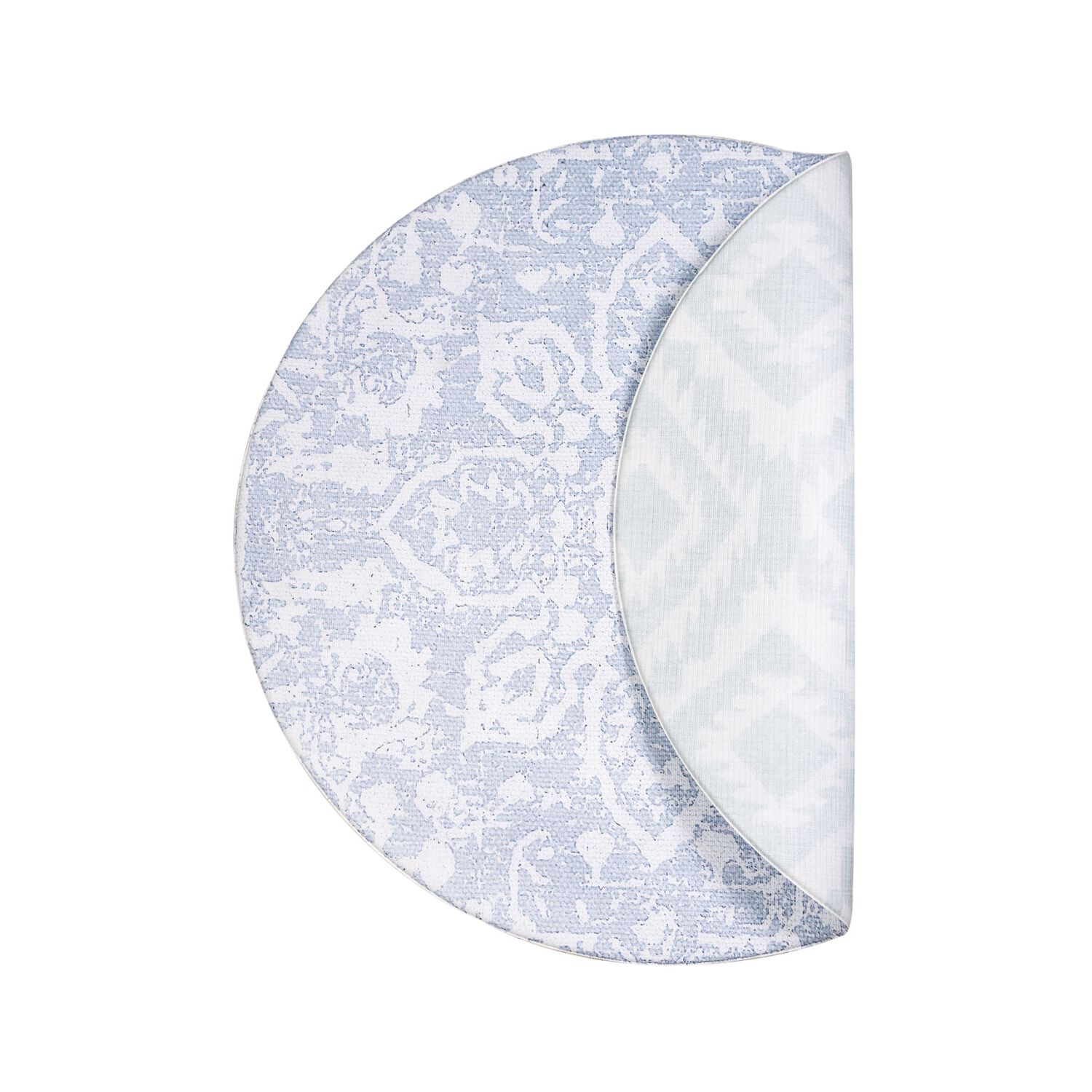 Alfombra Playmat Reversible Antigolpes Flor Celeste 140cm image number 7.0