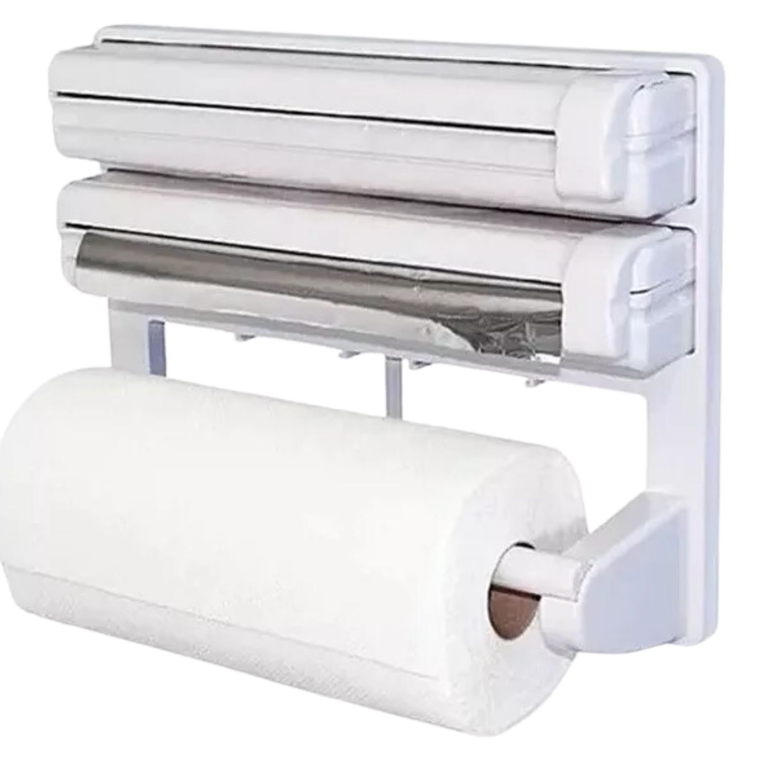 Dispensador Triple Porta Rollo Toalla Nova Cocina Alusa Film image number 0.0