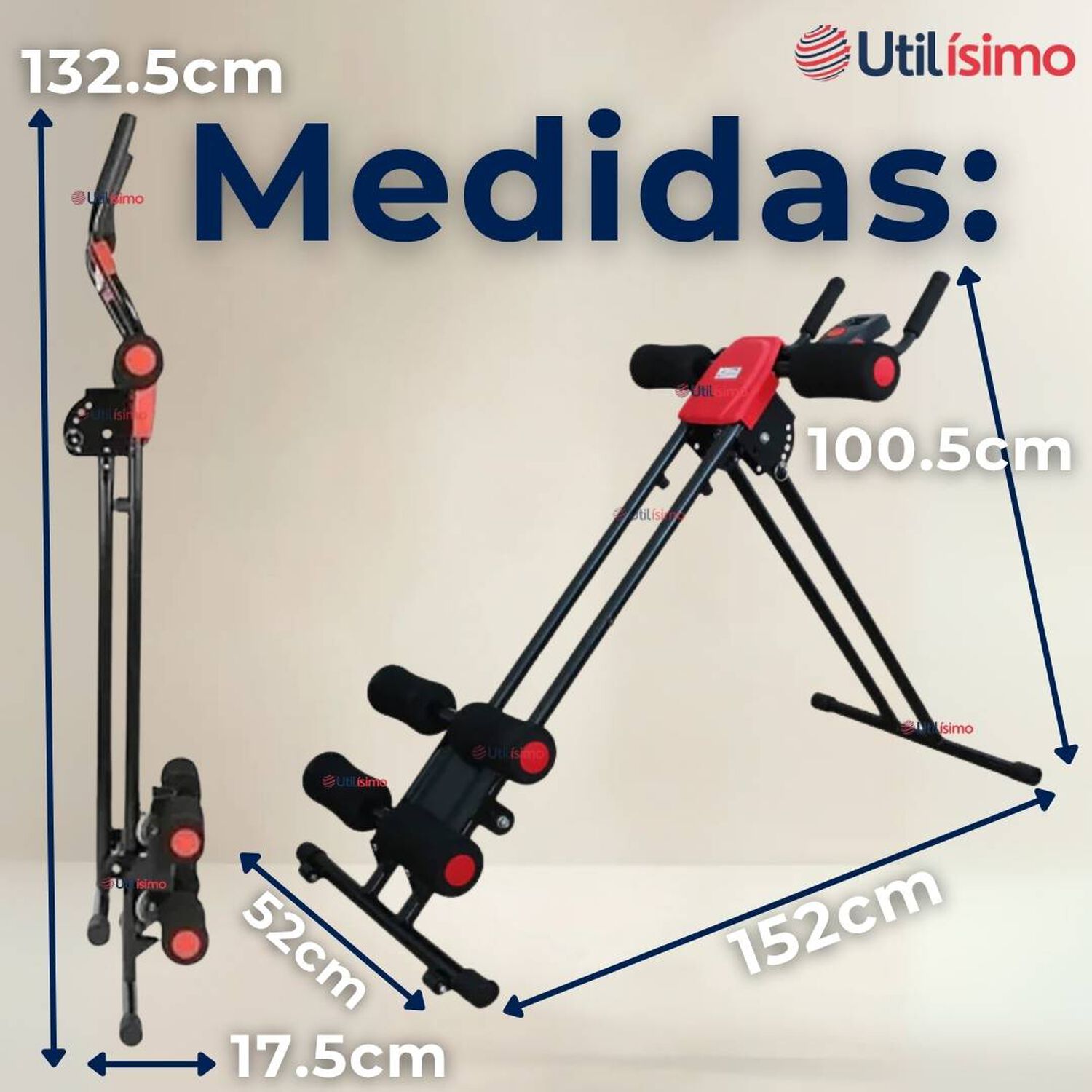 M&aacute;quina De Abdominales Plegable Ejercicio Deporte Fitness Six Pack image number 2.0