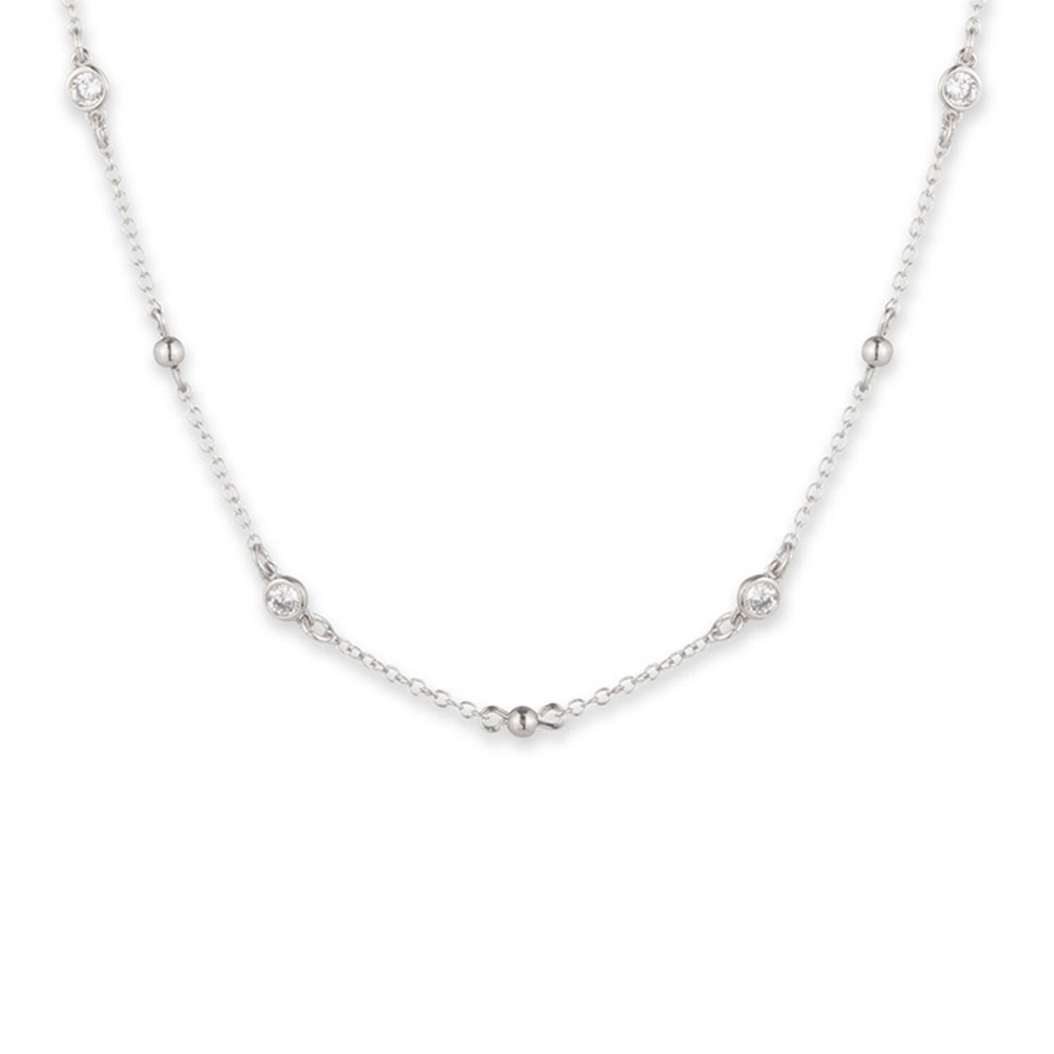 Collar Lauren Ralph Lauren 14n00575 Plateado image number 1.0