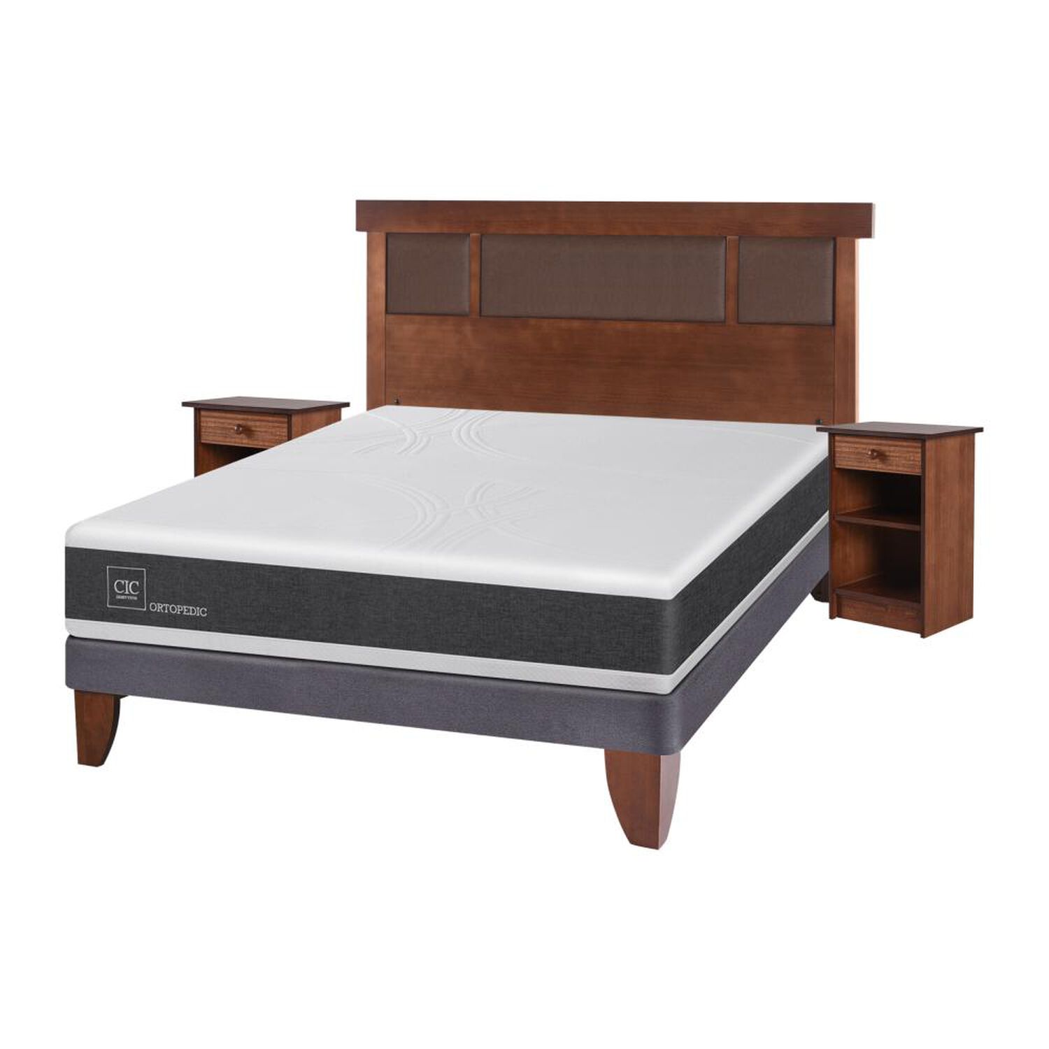 Cama Europea Cic Ortopedic / 2 Plazas / Base Normal image number 1.0