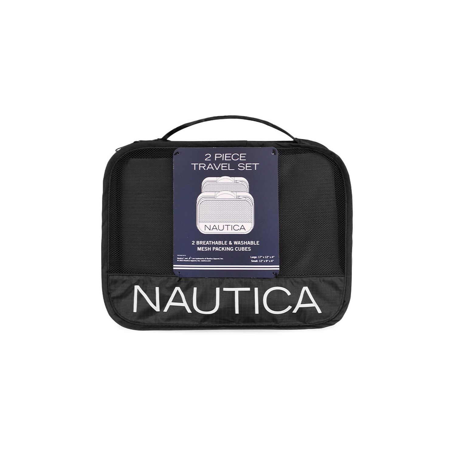 Organizador De Viaje En Pack Negro Nautica image number 1.0