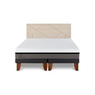 Cama Europea Cic Balance / King / Base Dividida + Respaldo