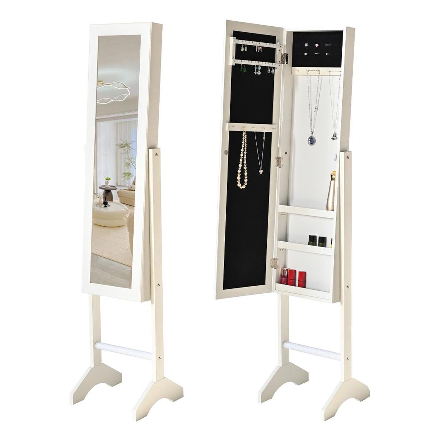 Espejo Joyero Casaideal / Blanco / 153 Cm image number 2.0