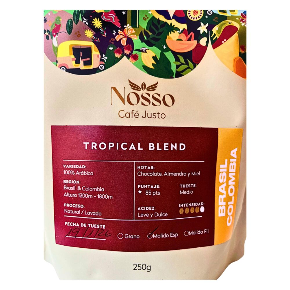 Cafe Molido Nosso Cafe Justo Tropical Blend 250g image number 1.0