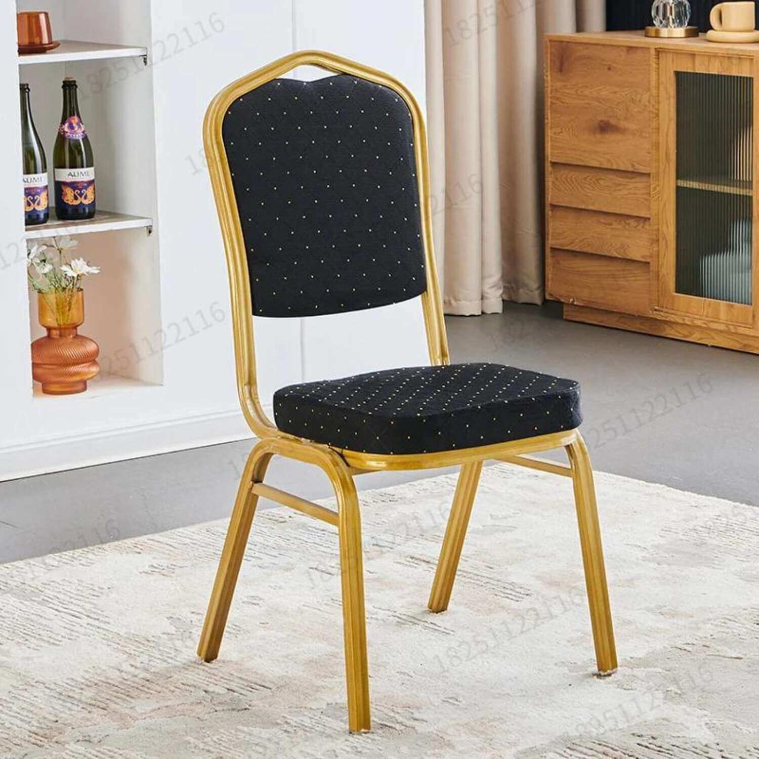 Silla De Comedor Banquetera Negra image number 2.0