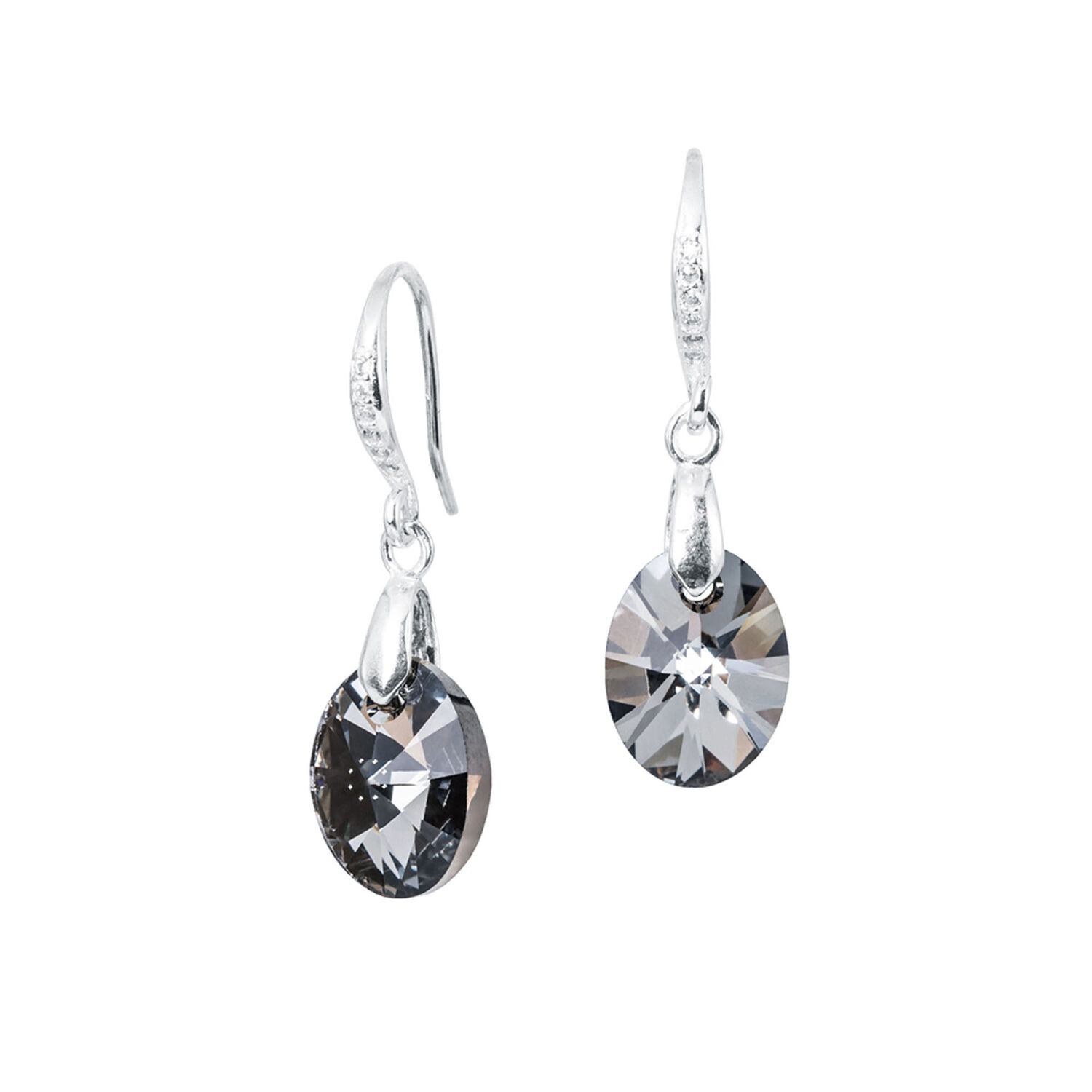 Aros Praga Cristales Gneuinos Silver Night image number 0.0