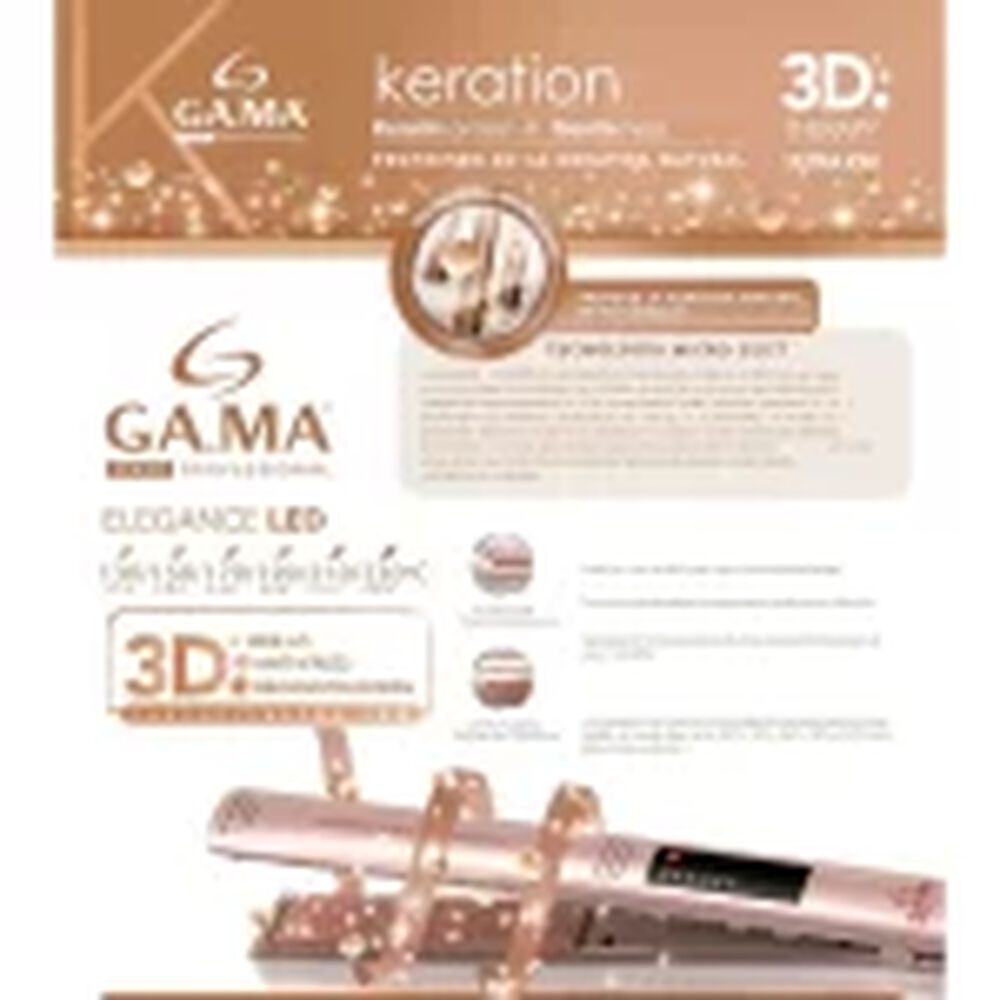 Plancha Alisadora Gama Elegance Led Keration image number 5.0