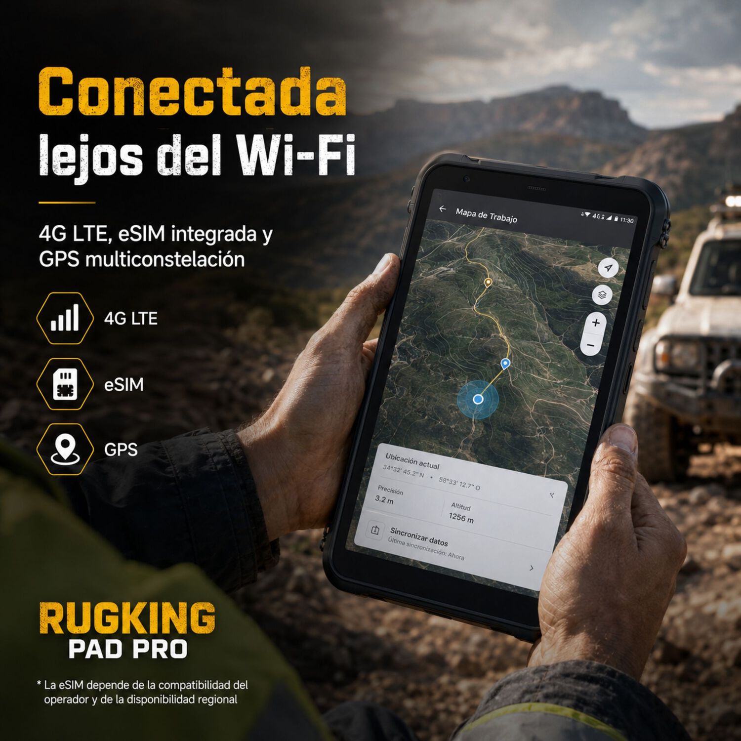 Tablet Rugged Ulefone Rugking Pad Pro 4g Compacta 128gb 24gb image number 8.0
