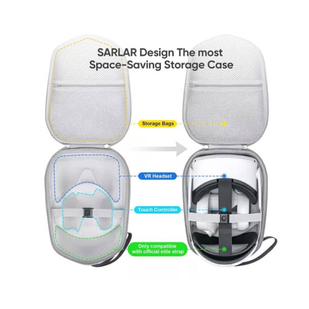 Funda Bolso Antigolpes Transporte Para Meta (oculus) Quest 2 image number 1.0