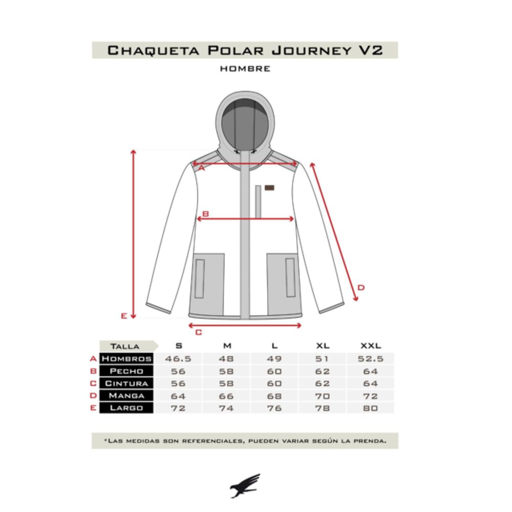 Chaqueta Polar Journey V2 Turquesa Hombre Falcone image number 4.0