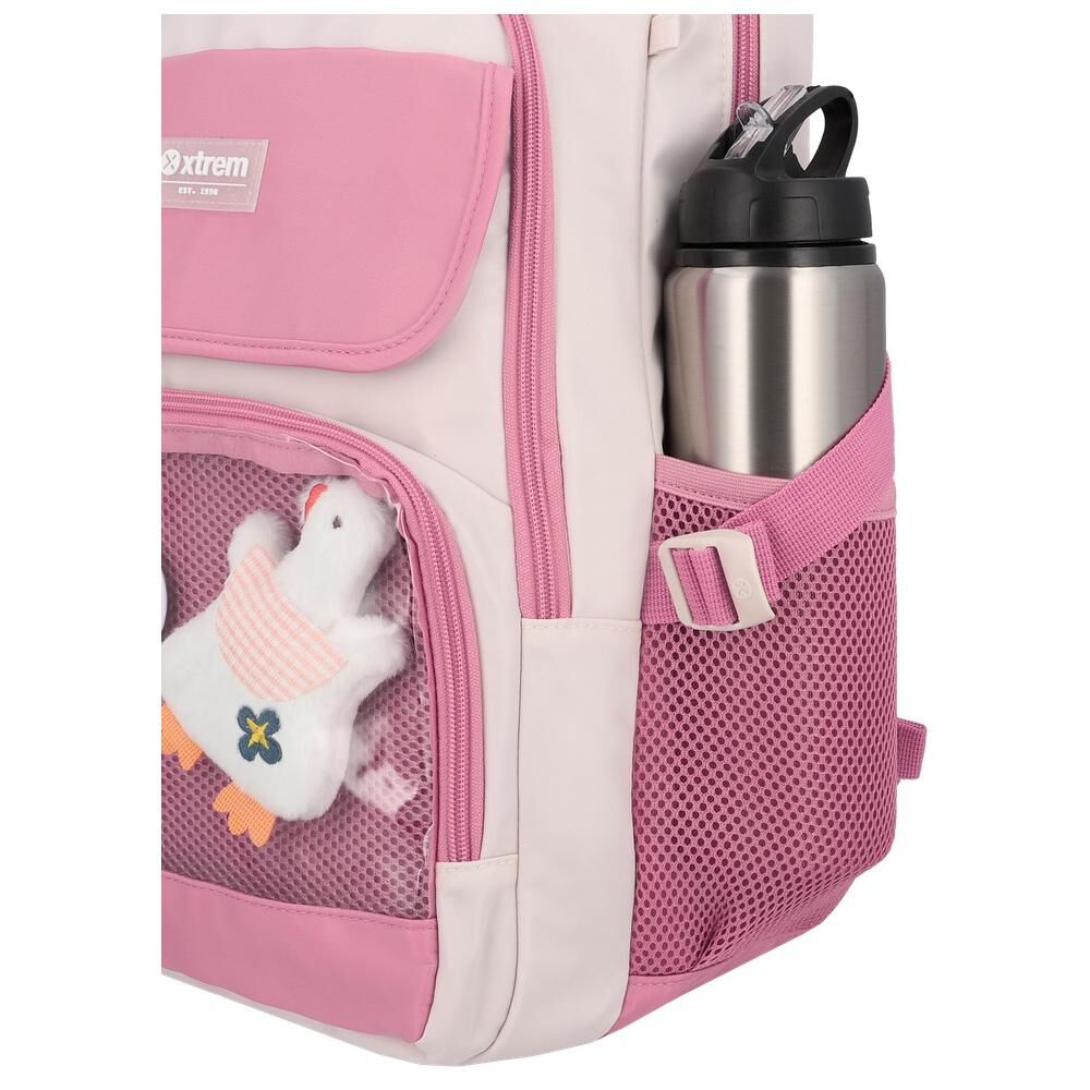 Mochila Notebook Xtrem Yuki 6xt Beige/rosado 15" image number 9.0