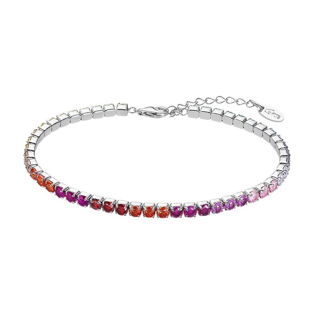 Collar Lp3452-2/3 Lotus Silver Mujer Men In Black image number 0.0