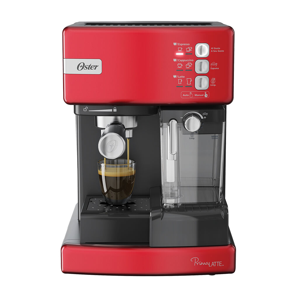 Cafetera Automatica De Espresso Roja Oster Primalatte Bvstem6603r image number 0.0
