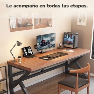Escritorio De Madera Diseño K Snow 140cm Lubabycas