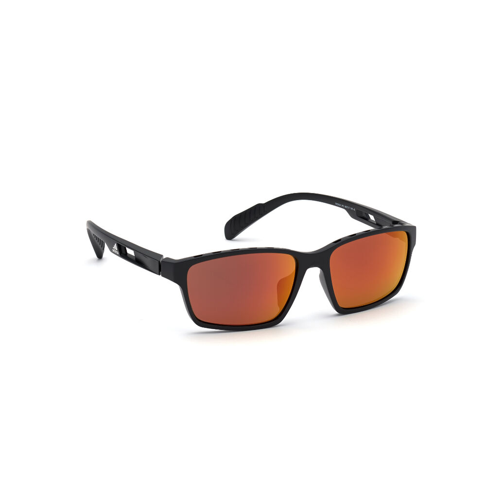 Lentes De Sol Shiny Black Espejados Adidas Sport image number 7.0