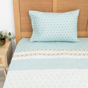 Sabana Estampadas 144 Hilos 1 Plaza Cisne