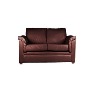 Sofa Ancona 2 Cuerpos Pu Grano Chocolate