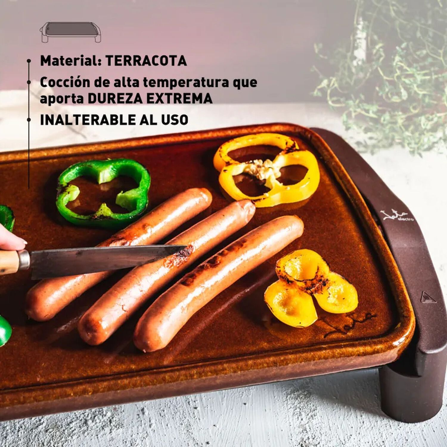Parrilla Electrica Terracota Jata Gr559 Premium image number 1.0