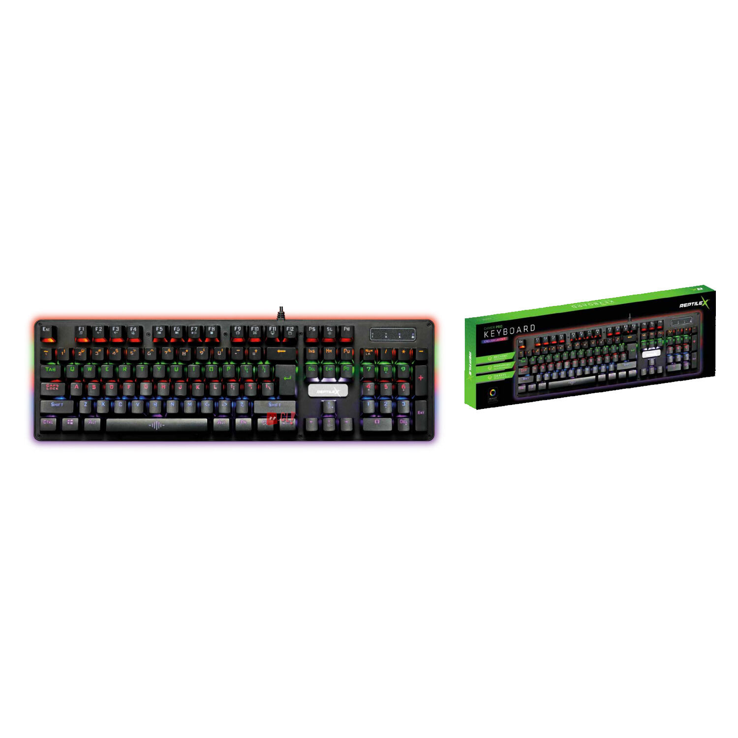Teclado Gamer Pc Mec&aacute;nico Retroiluminado - Ps image number 1.0