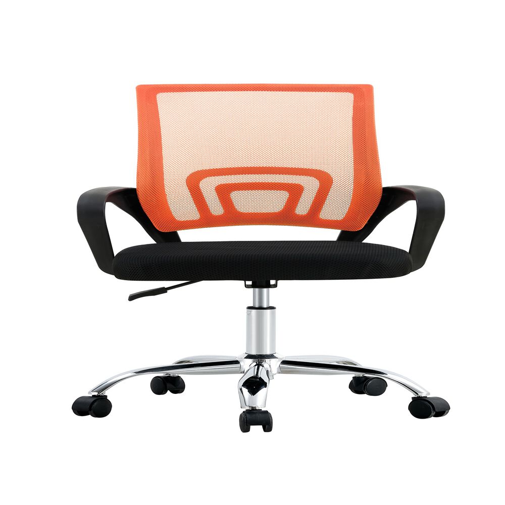 Silla De Oficina Ejecutiva Nueva York Ergonomica Respaldo Malla Naranja Bm-520mo Arthome image number 1.0