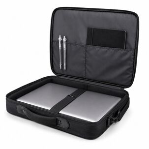 Bolso Notebook Trust Atlanta 16" Con Correa Reinforced Black