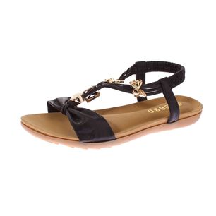 Sandalia Negro V&iacute;a Franca Art. 51209b2029black