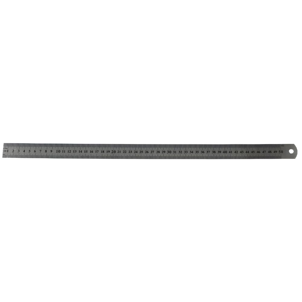 Regla Metalica 50 Cm Con Funda Plastica Protectora - Ps image number 0.0