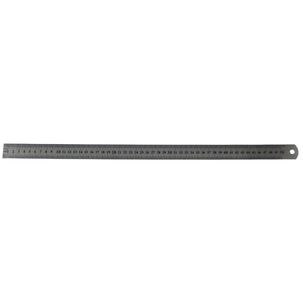 Regla Metalica 50 Cm Con Funda Plastica Protectora - Ps