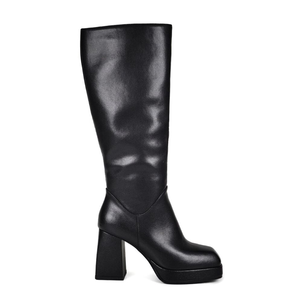 Bota Cuero Veruska Negro image number 5.0