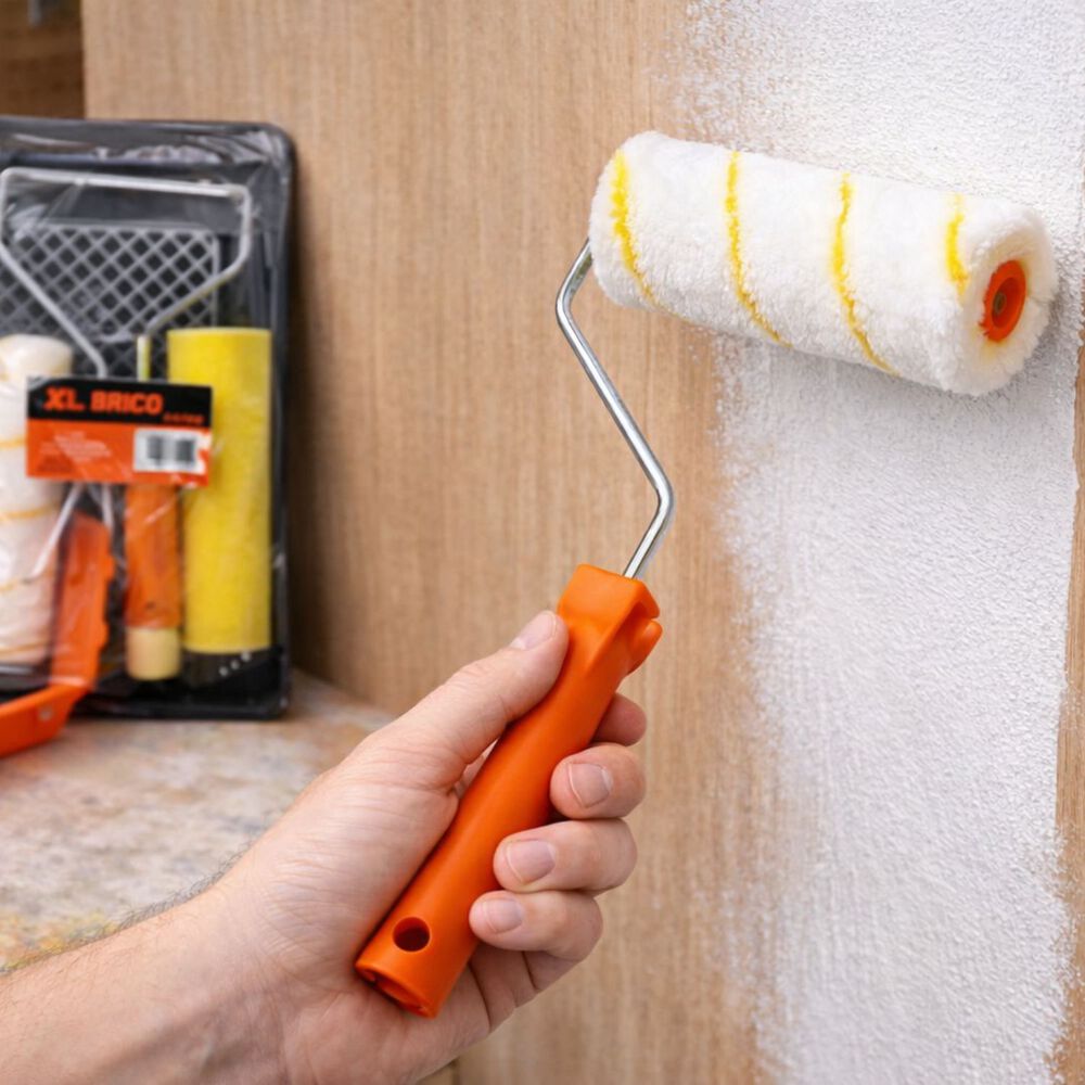 Set Para Pintura Rodillos Mango Plastico Herramientas image number 2.0